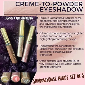 Juego de sombras de ojos ShadowSense SUGAR SHIMMER CHOCOLATE CALIENTE AGLOW SHIMMER por SeneGence - Imagen 1 de 12