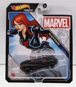HOTWHEELS Character Car Diecast MARVEL 2021 BLACK WIDOW - Picture 1 of 5