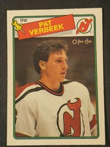 88-89 O-Pee-Chee Pat Verbeek 🚨🚨🚨 New Jersey Devils - Picture 1 of 2