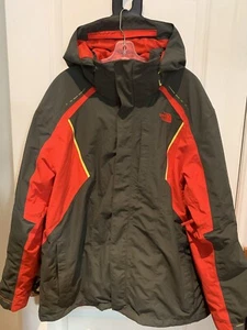 The North Face Jacket Mens 2XL 3 in 1 Hooded HyVent Gray Orange Ski - Bild 1 von 8