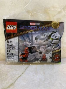 LEGO MARVEL HEROES 30443 SPIDER-MAN BRIDGE BATTLE SEALED NEW POLYBAG 45 PARTS - Picture 1 of 3