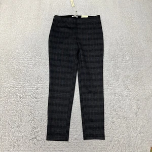 Pantalones Max Studio para mujer grandes negros cintura alta ajustados elásticos informales - Imagen 1 de 15