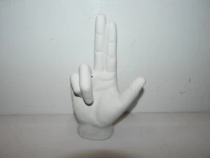 Interior Illusions Plus Bang Hand Decor, 8" Deep - White - Picture 1 of 3