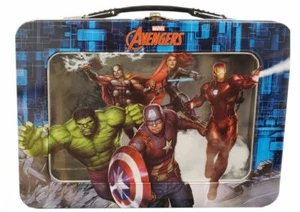 Clearance MARVEL AVENGERS grande borsa di latta fumetto metallo porta pranzo con finestra - Foto 1 di 7