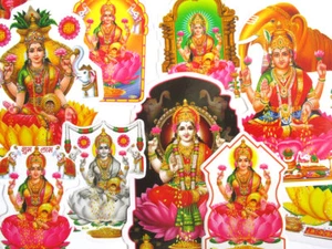 AUFKLEBER LAKSHMI Laxmi Lakschmi Sticker Hinduismus Indien Nepal Laksmi Laxschmi - Bild 1 von 19