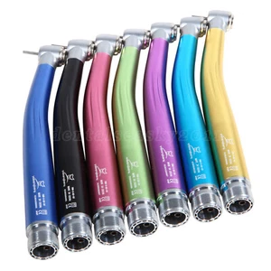 Dental High Speed Air Turbine Handpiece Push 2/4Hole fit NSK FG Bur /7 Colors Pr - Picture 1 of 19
