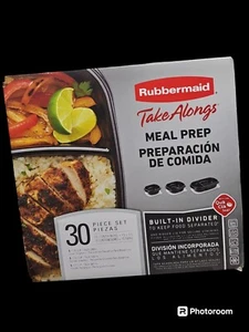 Rubbermaid Take Alongs Meal Prep Containers Value Pack 30 piece set BPA Free - Picture 1 of 2