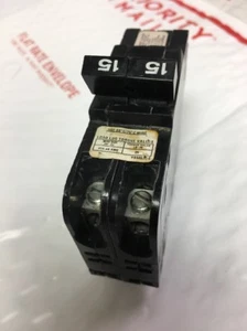 NC215,FPE , Federal , Pioneer LTD , Stab-Lok Circuit Breaker, 2 pole 15A ,240V - Picture 1 of 4