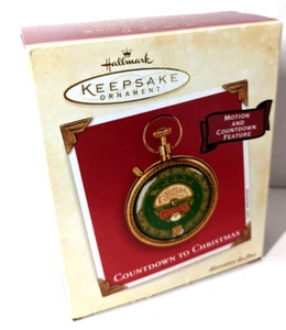 Vintage Hallmark Keepsake Ornament Pocket Watch Countdown to Christmas 2003 - Picture 1 of 10