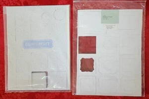 2 CTMH Dimensional Elements BIG FLOWERS & FRAMEWORK Chipboard Diecut Punchouts - Bild 1 von 9