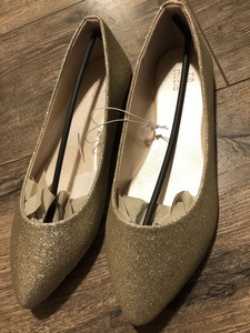 david's bridal lustrous ballet flats