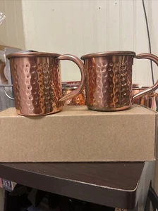 Sharper Image Moscow Mule Mugs, Set of Two - Picture 1 of 7