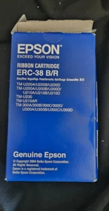 Oryginalna czarno-czerwona taśma do druku Epson ERC-38 B/R do Epson TM-U230/TM-U220 (15570 - Zdjęcie 1 z 2