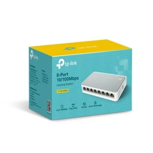 SWITCH RJ45 SOBREMESA 8 PUERTOS FAST ETHERNET 10/100MBPS TP-LINK TL-SF1008D - Imagen 1 de 3