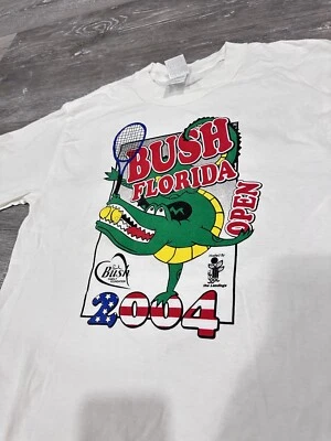 2004 Bush Florida Open T-shirt Size Small (17x28) - Image 1 of 4