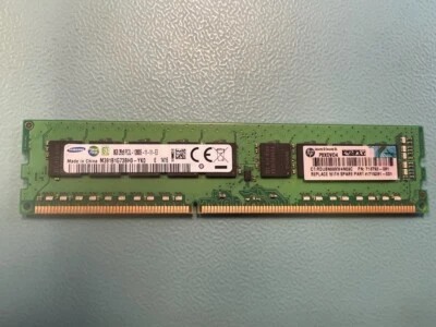 HP 713752-081 8GB DDR3 PC3-12800E ECC UDIMM Server Memory RAM - Image 1 of 2