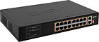 -Tech 18 Ports Long Range Poe+ Switch (16 Poe+ Ports | 2 Gigabit Ethernet Upl