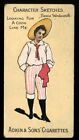 Tobacco Card, Adkin, CHARACTER SKETCHES, Green, 1902, Bessie Wentworth