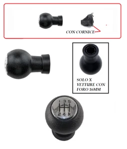 CUFFIA LEVA CAMBIO MARCE PER FIAT SEDICI SUZUKI SWIFT SX4 COPERTURA CON POMELLO - Imagen 1 de 1