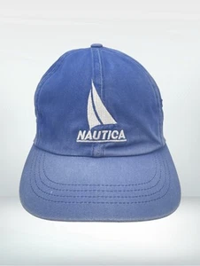 Vintage Nautica Baseball Cap 1997 Blue One Size Faded - Picture 1 of 7