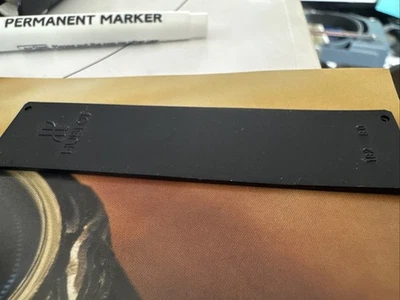 HUBLOT MDM STRAP BLACK RUBBER REF 182.80 - 18.75mm  NEW OLD STOCK SWISS MADE - Image 1 of 4