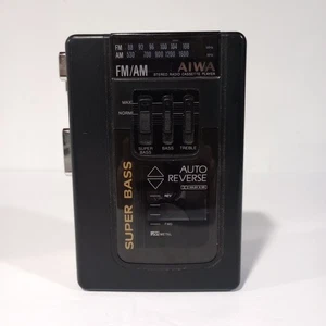 Vintage Aiwa Stereo Radio Cassette Player HS-T220 Super Bass Untested As Is - Picture 1 of 8
