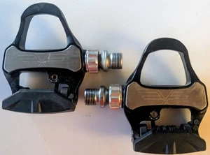 Black Forte Corsa Carbon 2 Clipless Road Bike Pedals Used - Picture 1 of 10