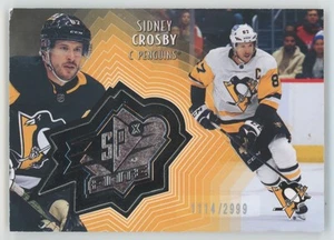 2021-22 Upper Deck SPx Finite /2999 Sidney Crosby Pittsburgh Penguins #SF-37 - Picture 1 of 2