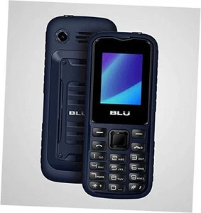 Tank Mini T650 1.8" GSM Unlocked 32MB Dual-SIM Flashlight Cellphone Dark Blue - Picture 1 of 5