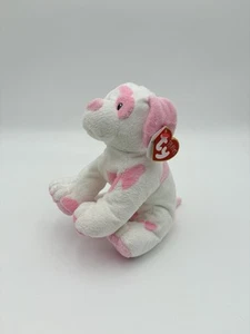 TY Pluffies Bebé Cachorros Peluche Rosa Cachorro Perro Etiquetas Manchado Lovey Juguete 2013-9” - Imagen 1 de 9