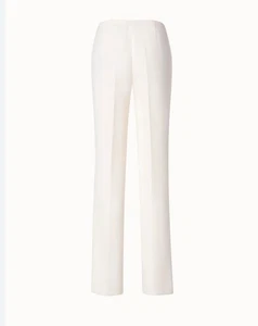 AKRIS Punto - Ivory Cotton And Wool Blend Pants Size 12 US - Picture 1 of 12