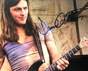 David Gilmour PINK FLOYD Firmado 8x10 Auténtico Original GENUINO Autógrafo con Certificado de Autenticidad - Imagen 1 de 6
