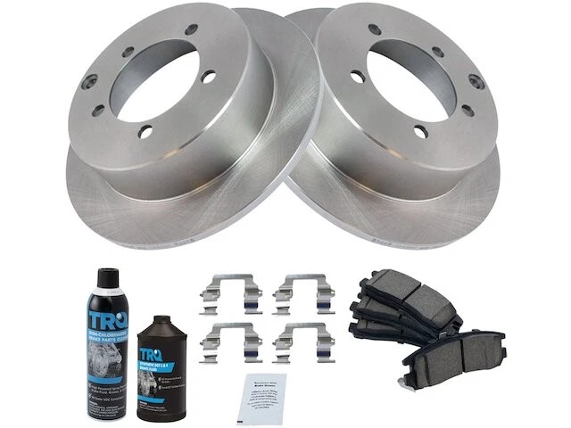 Rear Brake Pad and Rotor Kit For 1994-2003 Mitsubishi Galant 1997 1995 CB123RJ - Image 1 of 1