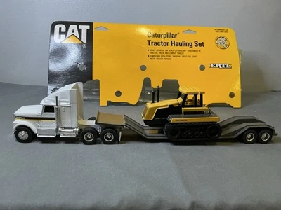 Ertl 1/64 Caterpillar Semi/Lowboy Trailer/ With Cat Challenger - Image 1 of 4