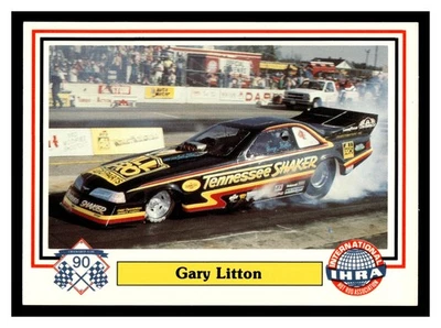 Gary Litton #53 1990 Checkered Flag IHRA - Image 1 of 2