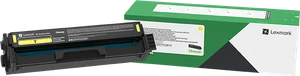 ORIGINAL Lexmark toner giallo C3220Y0 C/MC3224/3326/3426 ~1500 Seiten - Foto 1 di 1