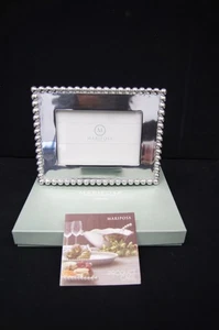 MARIPOSA 4x6" Pearled Edge Picture Frame 7x9" Overall W/BOX MEXICO - Picture 1 of 5