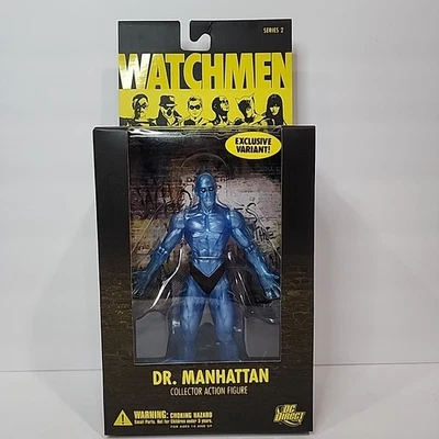 2009 DC Direct Watchmen Series 2 MISB 8" Dr. Manhattan Exclusive Variant Figure - Image 1 of 4
