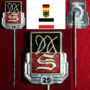 Calcio Storia Studentika Spilla d'onore * Argento 25 anni UFO ? * DGS Nero-Rosso - Foto 1 di 2