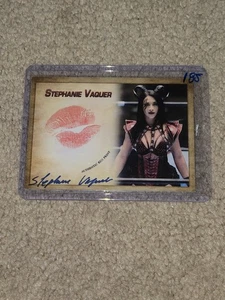 Stephanie Vaquer Signed Kiss Card Wrestler WWE Collectors Expo #185 - Foto 1 di 2