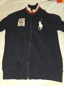 Vintage Polo Ralph Lauren Gr. SMUnited States USA 10 RLPC Trainingsjacke 2000er blau - Bild 1 von 3