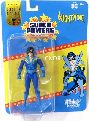 McFarlane Toys DC Super Powers Wave 11 Gold Label MTS Exclusive Figure NIGHTWING - Image 1 of 4
