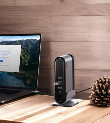 New Baseus, Uniónjoy 14- Port, Three-Screen, Multifunction Type -C Hub Adapter. - Image 1 of 4