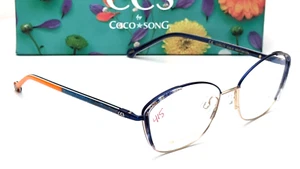 CCS by Coco Song CCS 177 Col.3 Cat Eye Multicolor Womens Eyeglasses 53mm - Picture 1 of 8