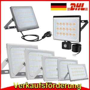 500W LED Inundador con Detector de Movimiento Enchufe Foco Exterior Faro IP65 DE - Imagen 1 de 30