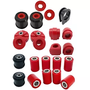 Mini R50-53 Front Wishbone &Complete Rear Control Arm Poly PSB Bushing Kit 00-06 - Picture 1 of 4