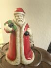 Vintage 1991 Clairie Burn Santa With Oh Christmas Tree Pot Pourri Planter Gift