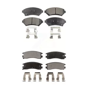 Ceramic Brake Pad Front Rear Kit For Chevrolet Buick Pontiac Impala Century Prix - Picture 1 of 7