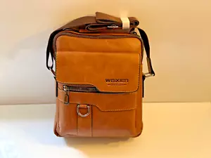 Mens PU leather Crossbody/Shoulder Bag. Business bag. Large capacity. - Picture 1 of 7