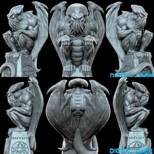 Cthulhu Unpainted Figure Model GK Blank Unassembled Kit 20cm New Toy In Stock - Picture 1 of 5